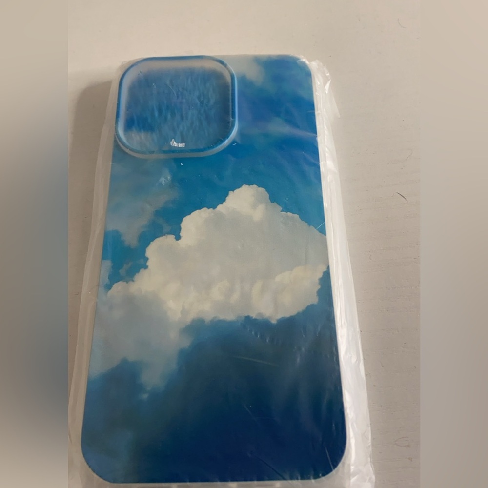 Phone case 13pro case white sky